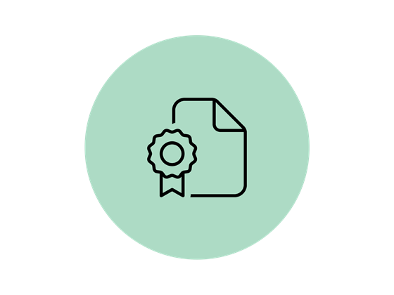File certificate diplima - grafisk ikon
